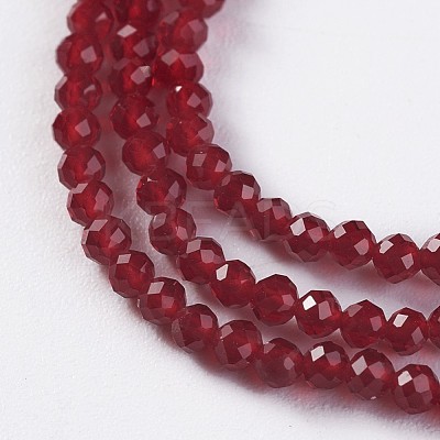 Glass Beads Strands X-EGLA-E057-02B-14-1