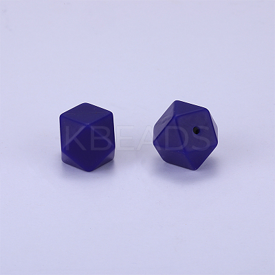 Hexagonal Silicone Beads SI-JX0020A-02-1