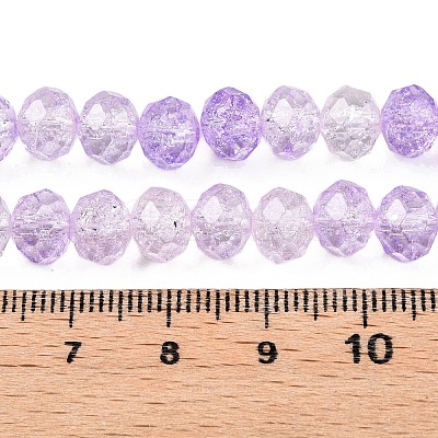 Transparent Glass Beads Strands GLAA-T023-6mm-A04-1