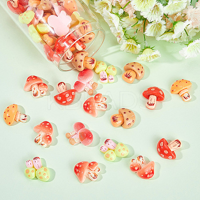 Opaque Resin Decoden Cabochons RESI-SP0001-04A-1