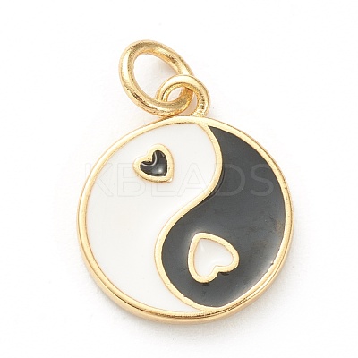 Brass Enamel Pendants KK-P200-11-1