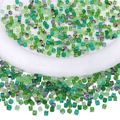 2 Bags Imitation Artificial Crystal Glass Beads GLAA-SZ0001-95A-07-1