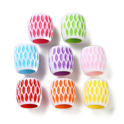 Opaque Acrylic Beads SACR-P031-17A-1