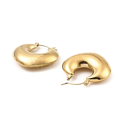 304 Stainless Steel Hoop Earrings for Women EJEW-G358-07G-1