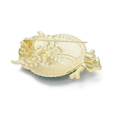 Animal Alloy Rhinestone Brooches for Clothes JEWB-C046-04A-LG-1