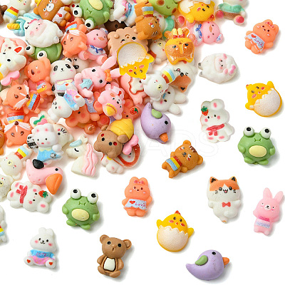 Opaque Resin Cabochons RESI-CJC0011-41-1