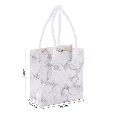 Marble Pattern Paper Gift Shopping Bags AJEW-CJ0001-18-1