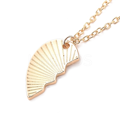 BEST BUDS Alloy Pendant Necklaces LS-NJEW-K124-03B-G-1