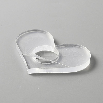 Transparent Acrylic Thumb Bookmark OFST-WH0002-14C-1