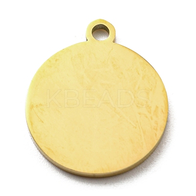 Ion Plating(IP) 316L Surgical Stainless Steel Pendants STAS-M317-06G-1