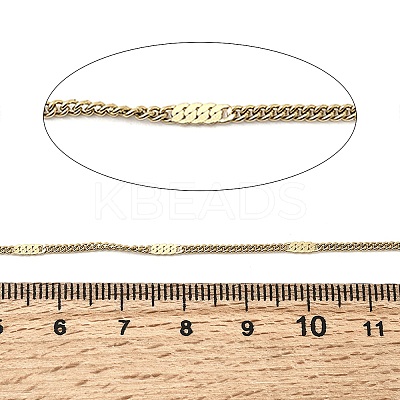 304 Stainless Steel Curb Chains CHS-L033-02G-1