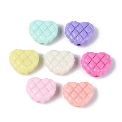Opaque Plastic Beads KY-N025-21-1