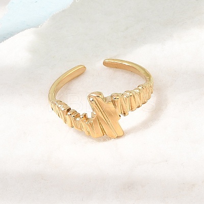 304 Stainless Steel Cuff Open Rings SA-CBAD22F-01G-G-1