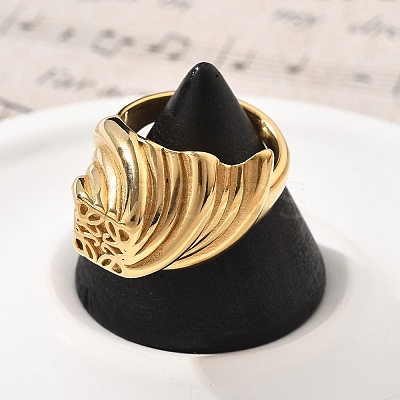 304 Stainless Steel Finger Rings RJEW-Q012-18G-1