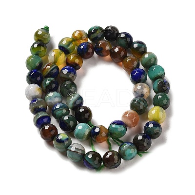 Natural Agate Beads Strands G-G079-A07-03-1