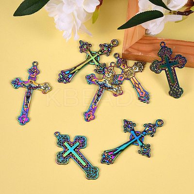 8Pcs 4 Styles Alloy Big Pendants FIND-SZ0001-45-1