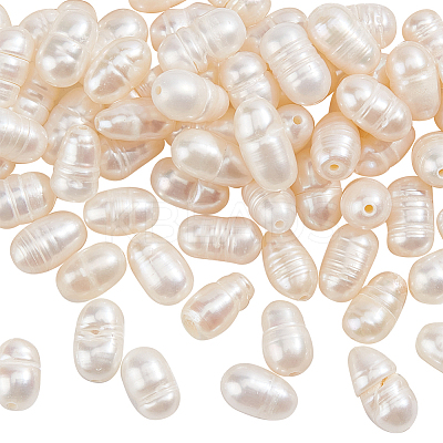 3 Strands Natural Cultured Freshwater Pearl Beads Strands PEAR-NB0002-25-1