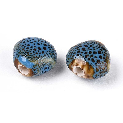 Handmade Porcelain Ceramic Beads PORC-T133-29I-1