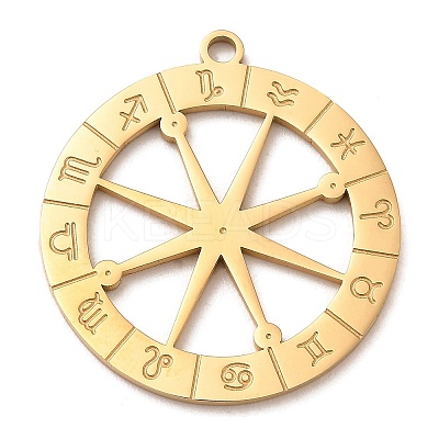 Ion Plating(IP) 304 Stainless Steel Pendants STAS-E199-10G-1