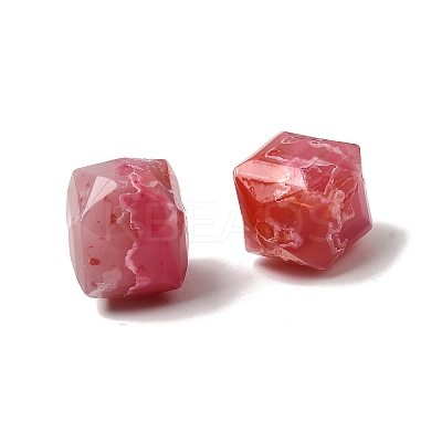 Opaque Acrylic Imitation Gemstone Beads OACR-G061-03E-1