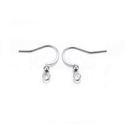 Tarnish Resistant 304 Stainless Steel French Earring Hooks STAS-P210-18P-1