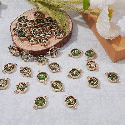 40Pcs 20 Style Glass Links/Connectors GLAA-SZ0001-63-1