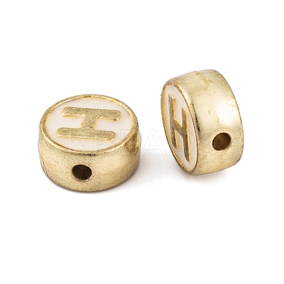 (Defective Closeout Sale: Enamel Yellowing) Alloy Enamel Beads ENAM-XCP0001-43-1