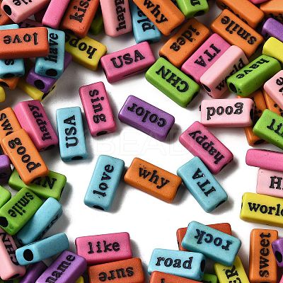 Opaque Acrylic Beads MACR-K363-02-1