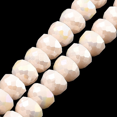 AB Color Plate Glass Beads Strands EGLA-P051-02A-B-1