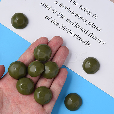 Opaque Acrylic Cabochons MACR-S373-138-A10-1