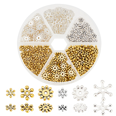 Tibetan Style Alloy Spacer Beads FIND-PH0021-64-1