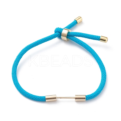 Braided Nylon Cord Bracelet Making MAK-A017-D01-07G-1