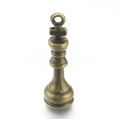 Alloy Chess Pendants PALLOY-H201-05AB-1