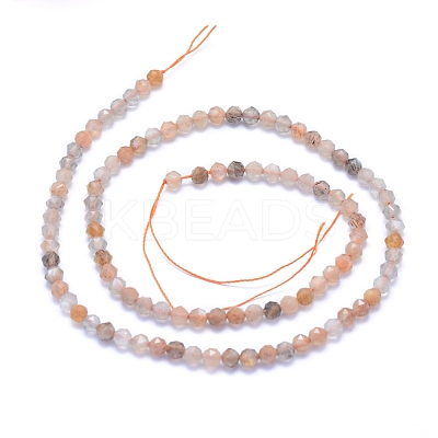Natural Multi-Moonstone Beads Strands G-I279-E13-02-1