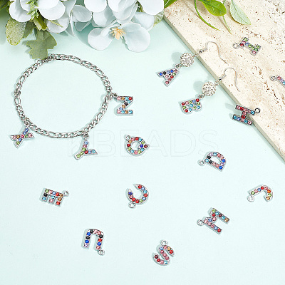 52Pcs 26 Styles Alloy Pendants FIND-SC0016-08-1