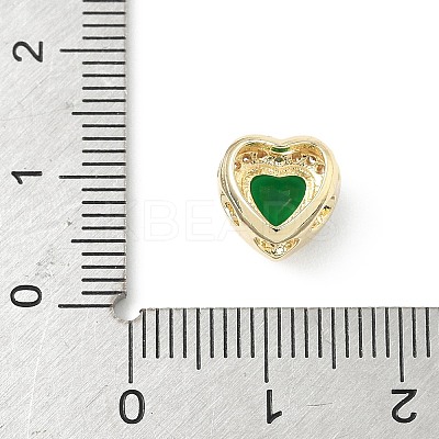 Brass Birthstone Beads KK-D372-01G-1