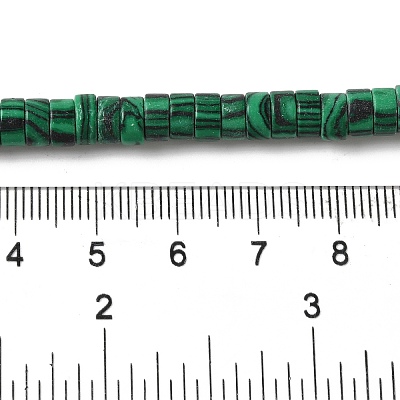Synthetic Malachite Beads Strands G-K368-A02-01-1