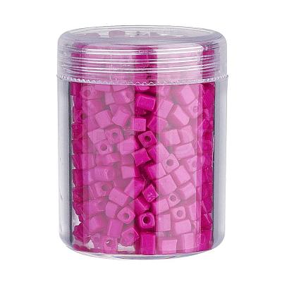 Opaque Colors Glass Seed Beads SEED-JP0002-A06-1