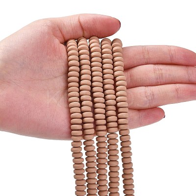 Handmade Polymer Clay Beads Strands CLAY-N008-008-126-1
