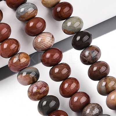 Natural Ocean Jasper Beads Strands G-T144-53A-01-1