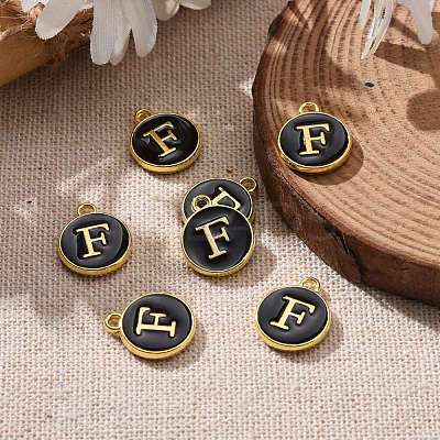 Golden Plated Alloy Charms ENAM-S118-02F-1