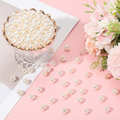 Imitation Pearl Acrylic Beads PEAR-LT0001-02C-1
