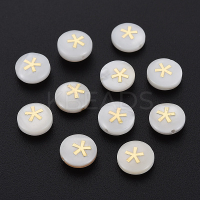 Natural Freshwater Shell Beads SHEL-N003-22-09-1