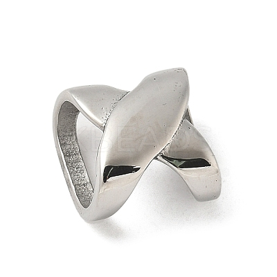 304 Stainless Steel Slide Charms STAS-Z147-08P-04-1