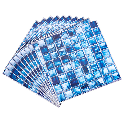 PVC Self-Adhesive Mark Crystal Pattern Paper DIY-WH0217-06-1