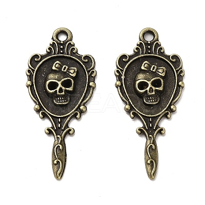 Tibetan Style Alloy Pendants FIND-C043-015AB-1