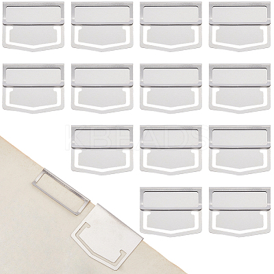 24Pcs Stainless Steel Bookmarks Page Clip AJEW-CP0010-95P-1