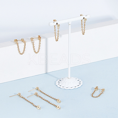 10Pair 304 Stainless Steel Ball Stud Earring EJEW-UN00020-1