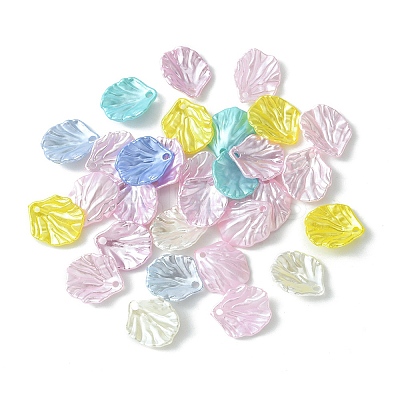 Acrylic Imitation Pearl Pendants OACR-YW0001-72-1