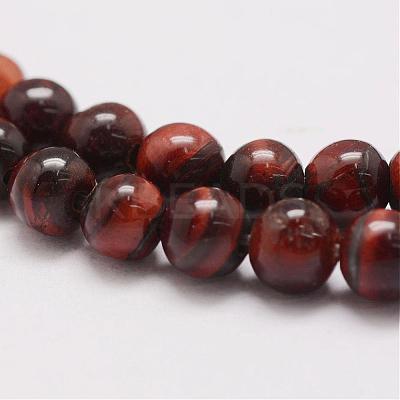 Natural Tiger Eye Bead Strands G-P230-14-4mm-1